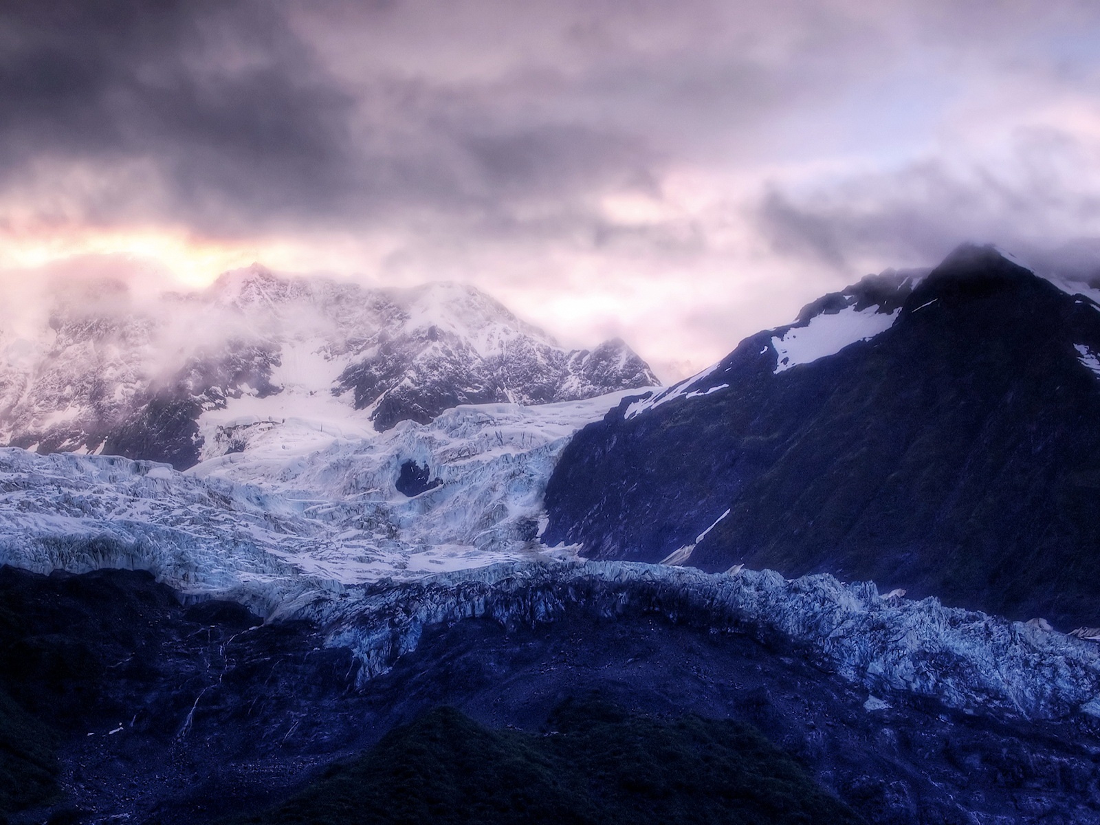 Fond d'ecran Montagne de glace