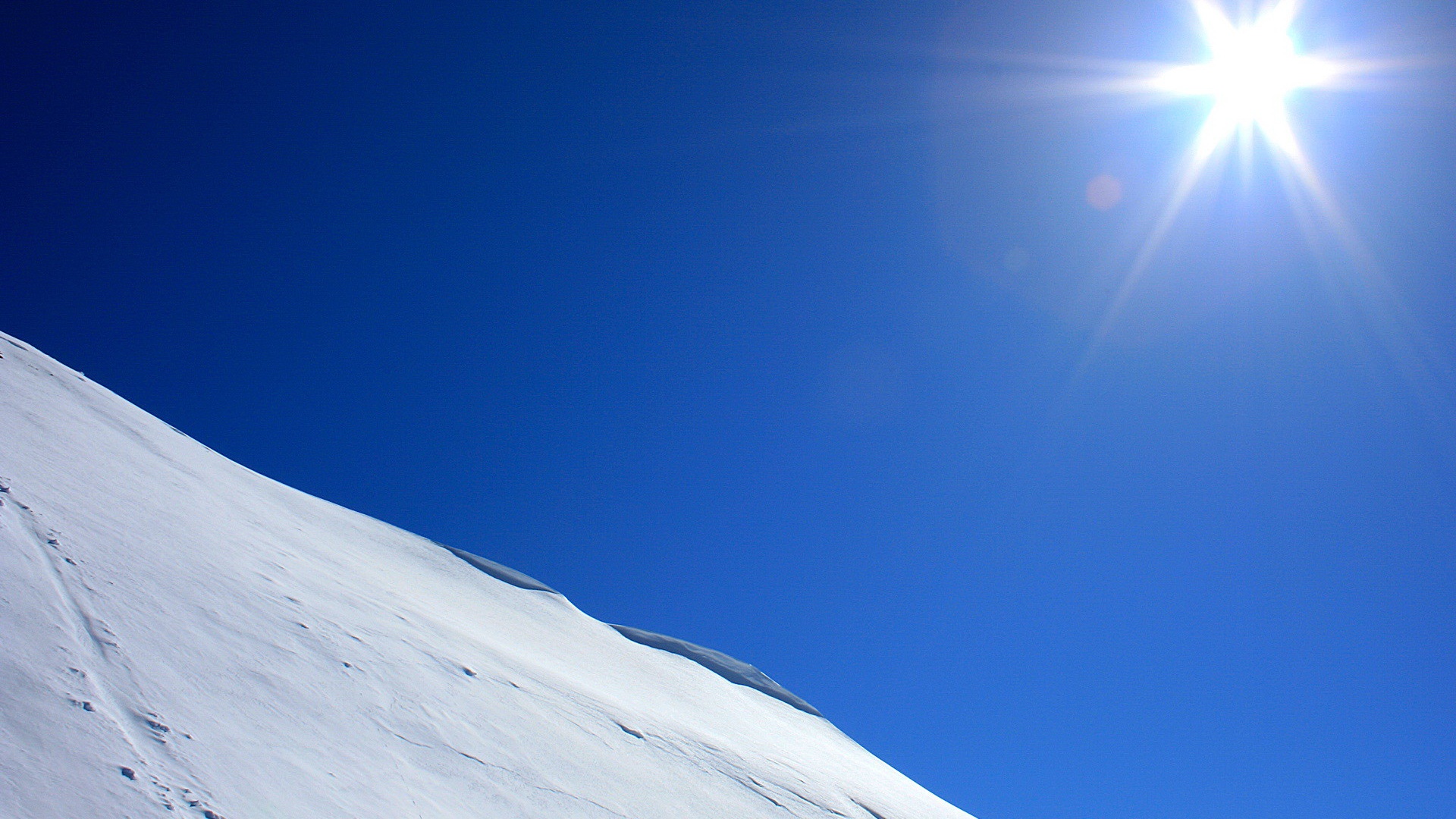 Fond d'ecran Sommet de montagne neige