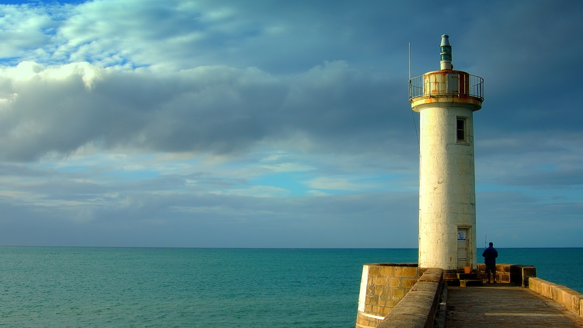 Fond d'ecran Phare et le large