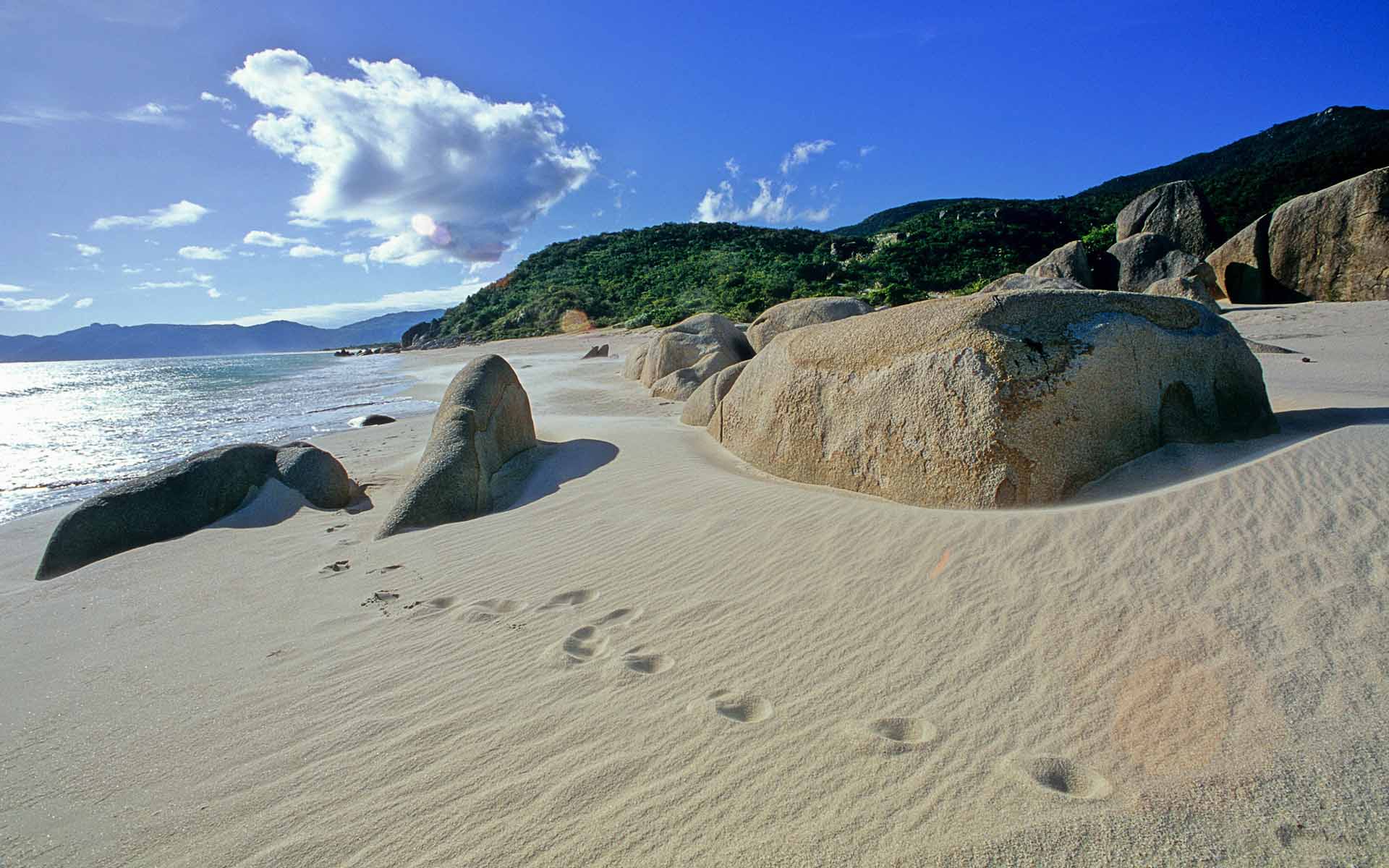 Fond d'ecran Plage de sable fin