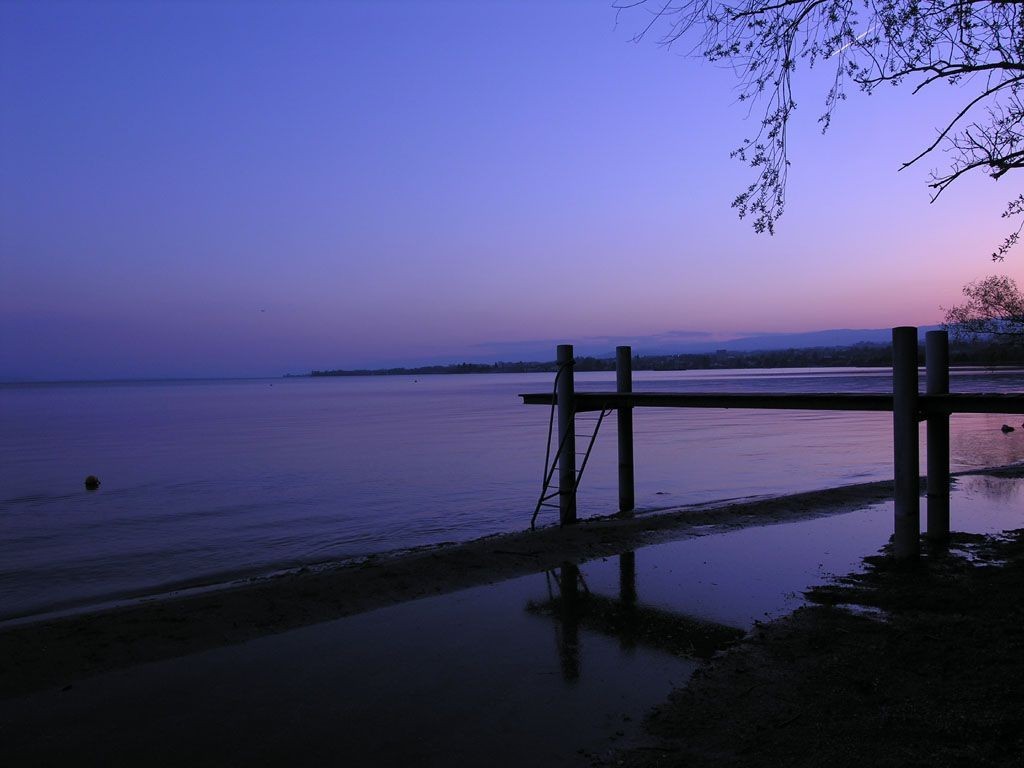 Fond d'ecran Plage crpuscule