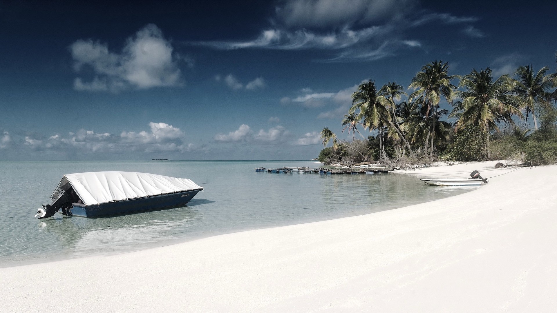 Fond d'ecran Plage de sable blanc