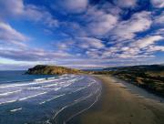 Plage vagues cumes