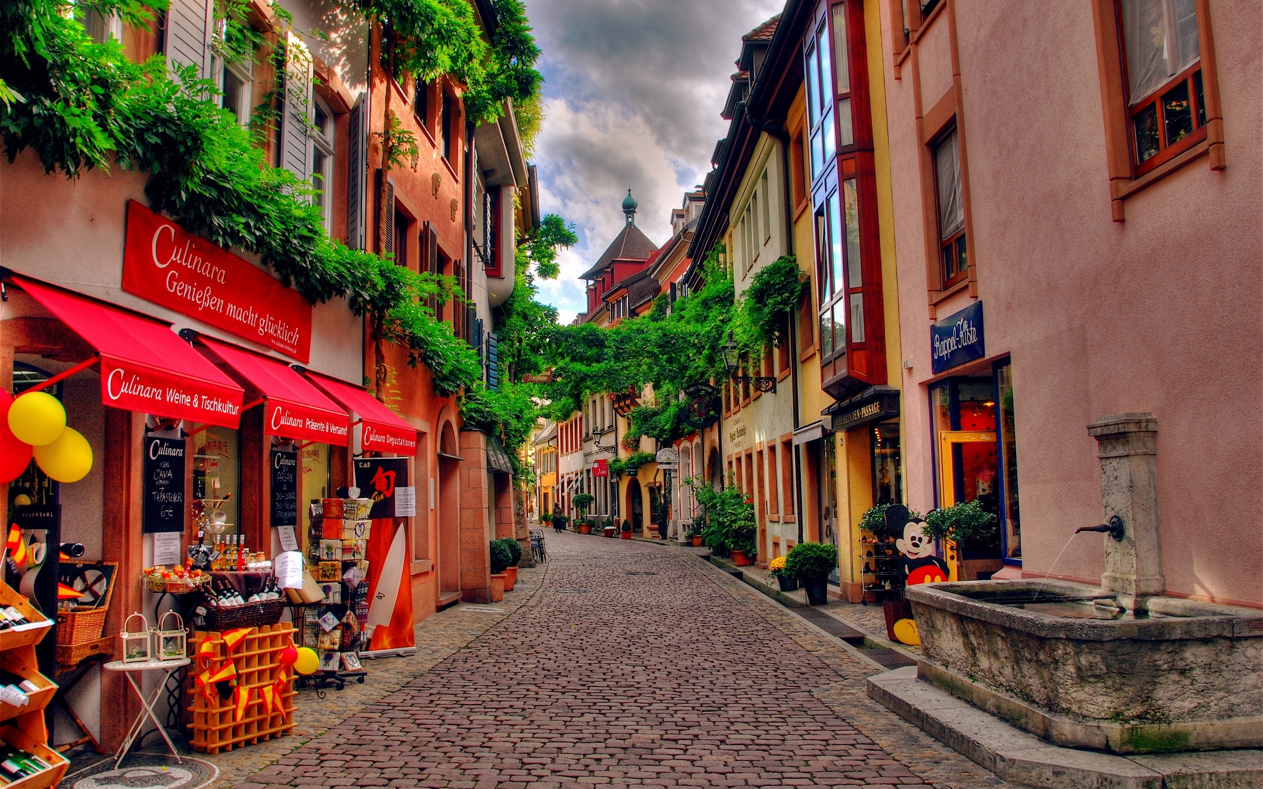 Fond d'ecran Jolie rue en Suisse