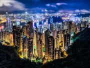 Hong-Kong by night