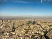 Paris Tour Eiffel vue du ciel