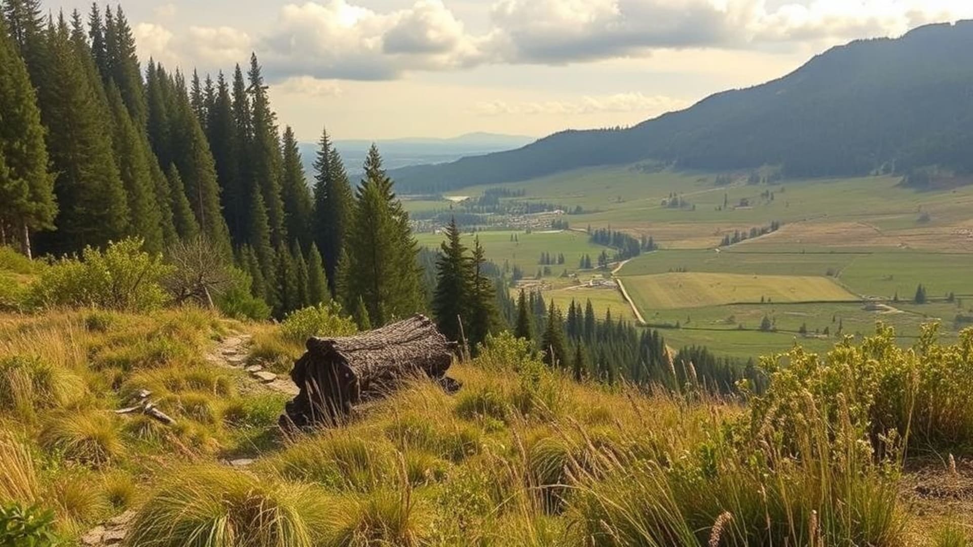 scènes de nature sauvage et préservée