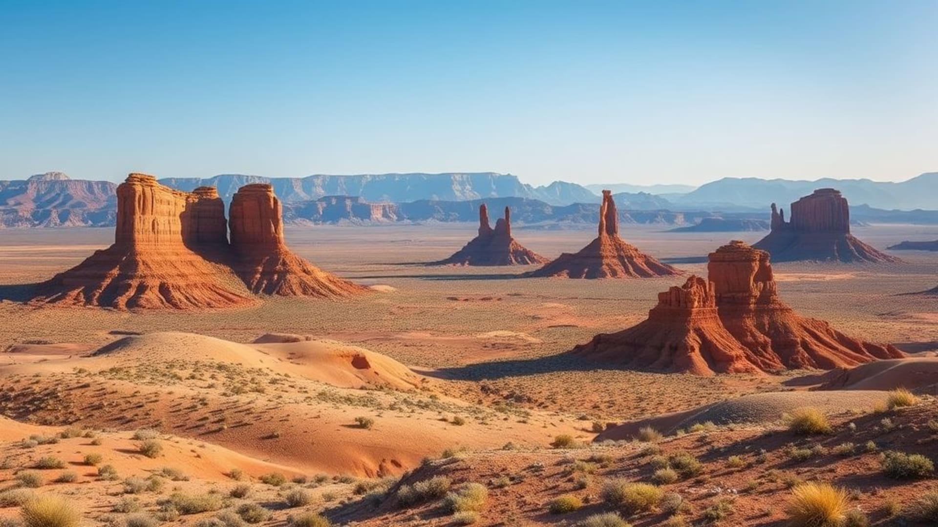 paysages désertiques avec formations rocheuses uniques