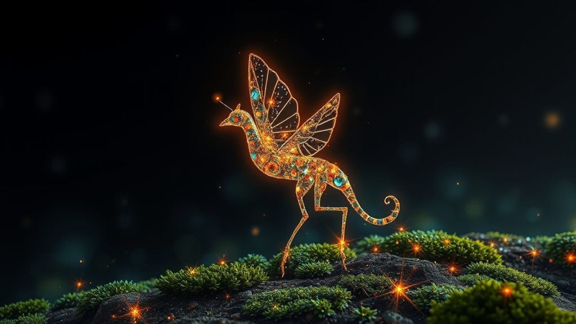 art numérique combinant nature et technologie