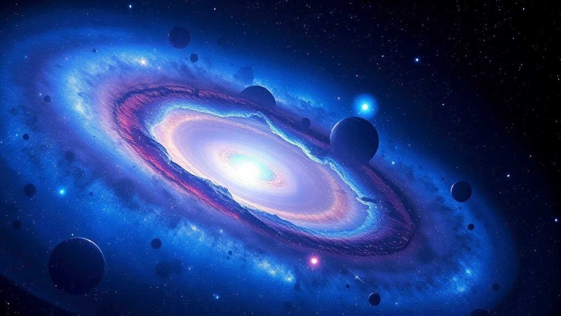 galaxy et nébuleuses dans l'espace