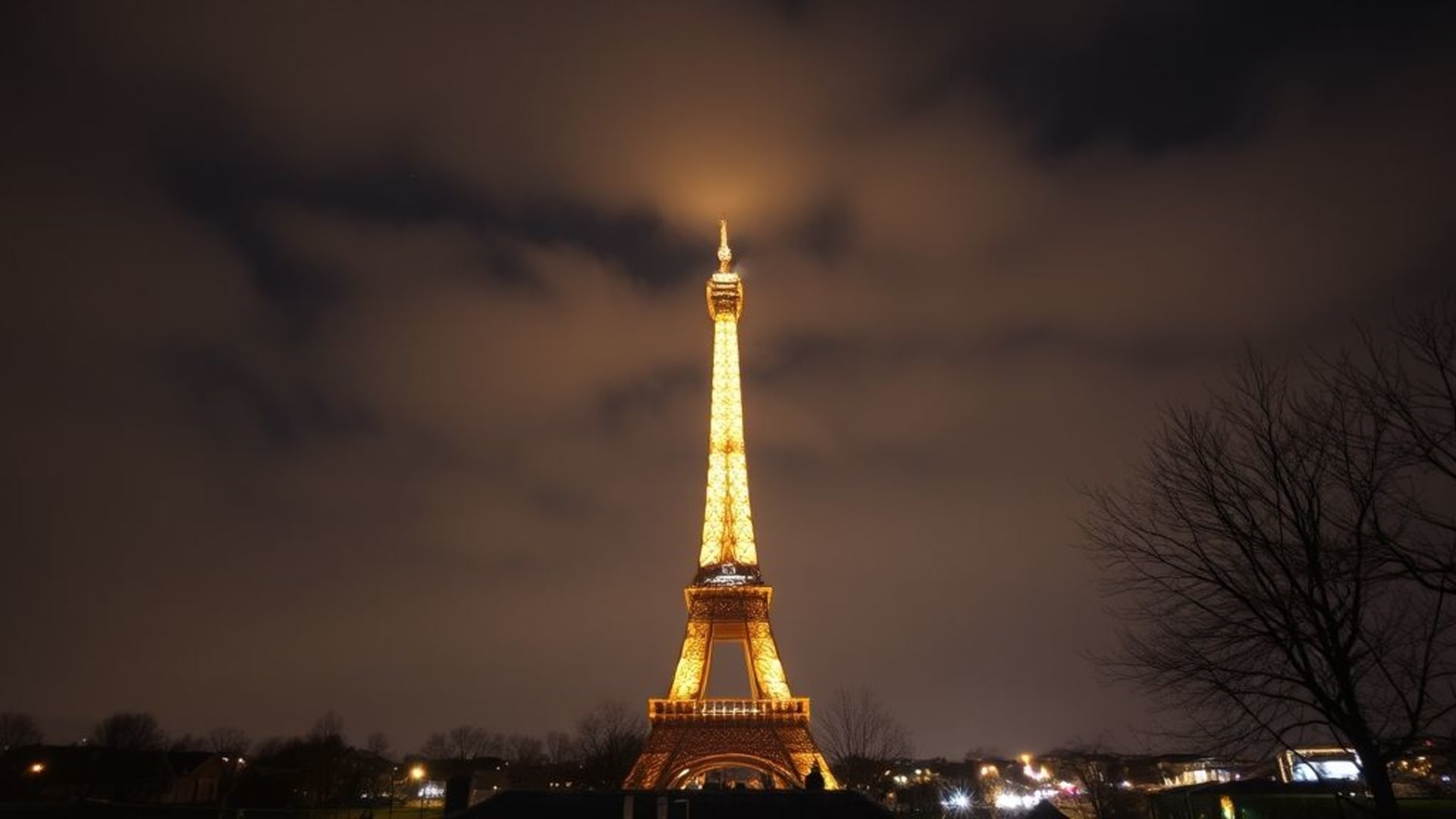 ciel de tempête avec éclairs