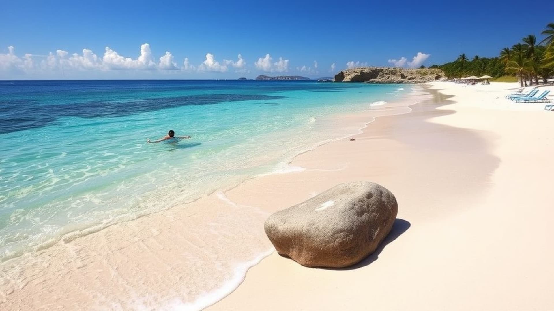 plages paradisiaques avec eaux turquoise cristallines