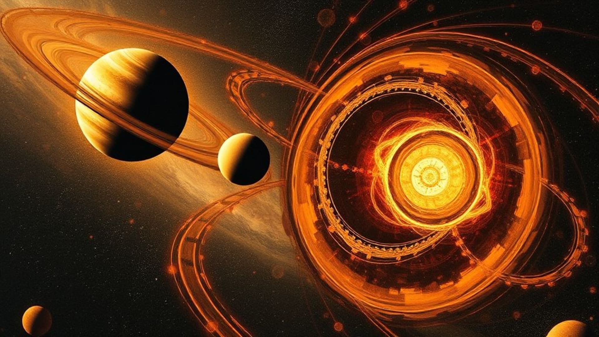 superpositions de planètes et d'astres