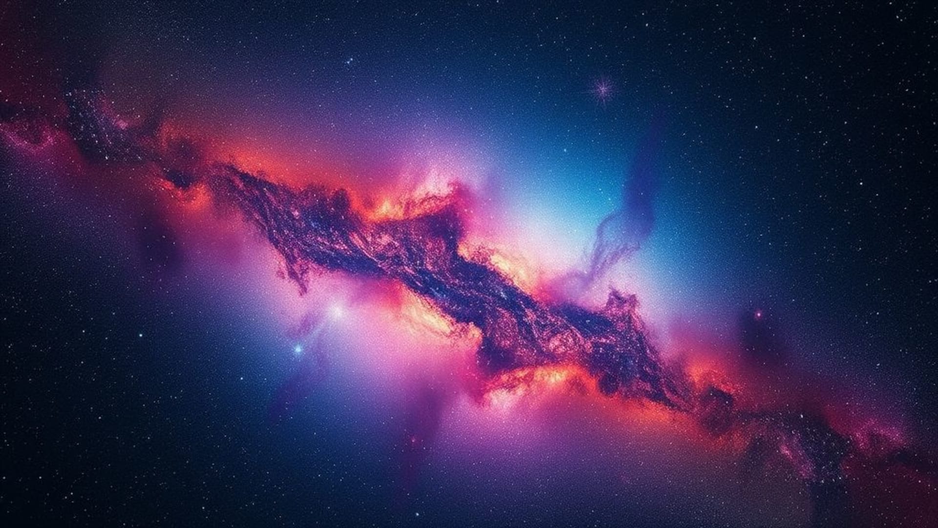 galaxies lointaines et nébuleuses colorées pour inspiration cosmique