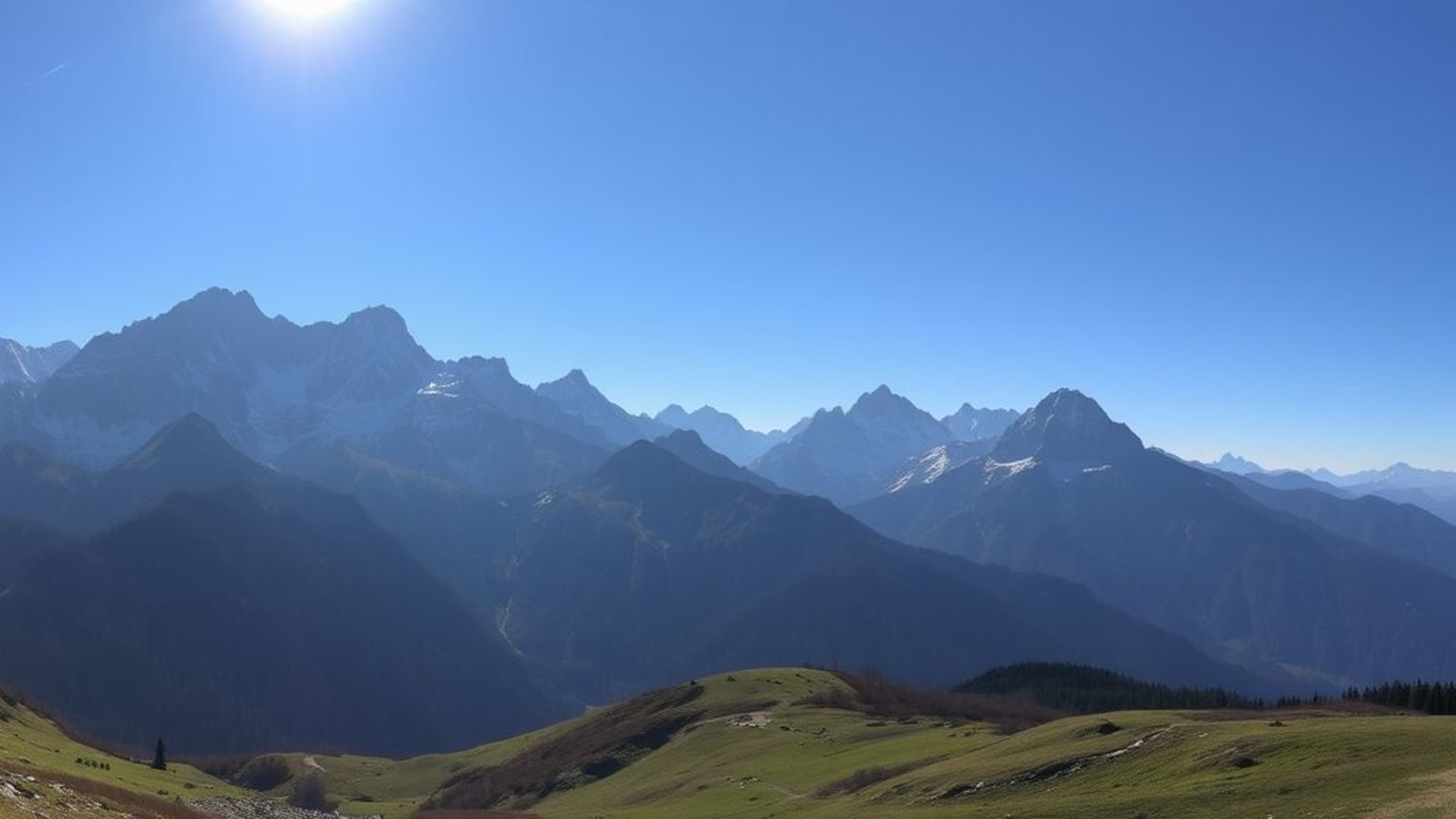 montagnes Rocheuses majestueuses sous ciel étoilé pour un fond apaisant