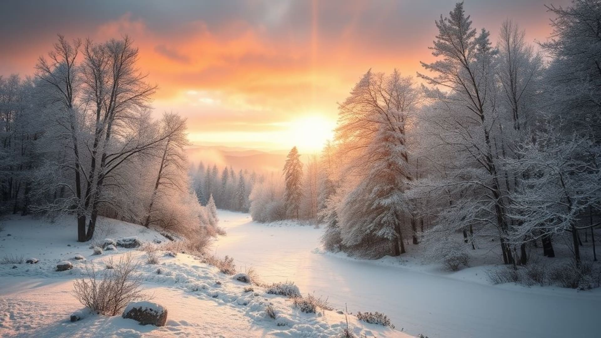 aurores boréales dansant sur la toundra glacée, paysages froids magiques