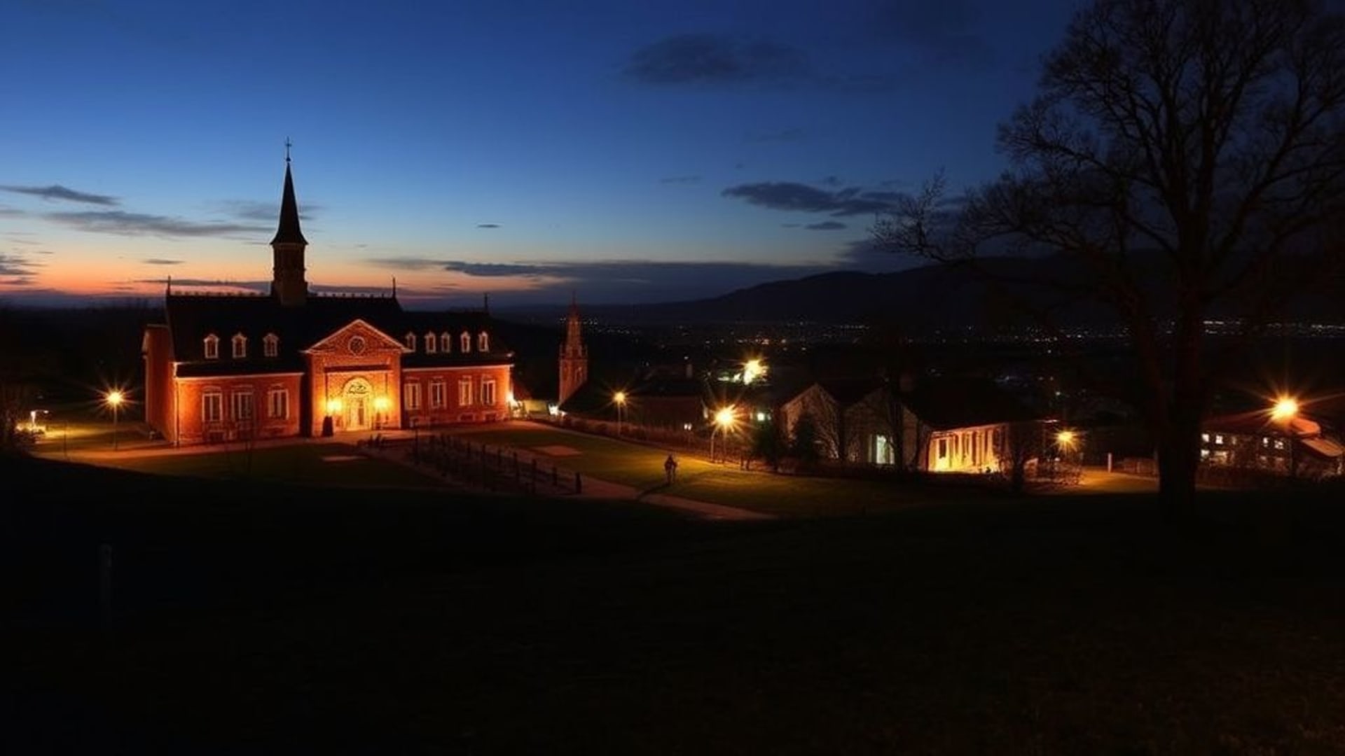 champs de blé dorés balayés par le vent au crépuscule