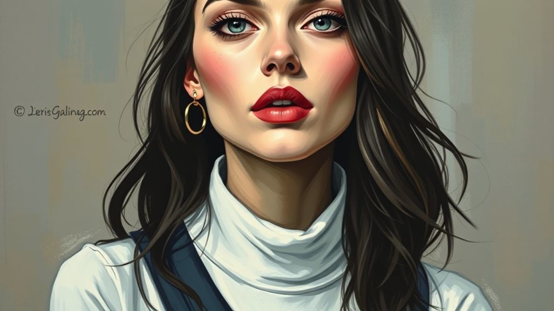 portraits artistiques en style contemporain