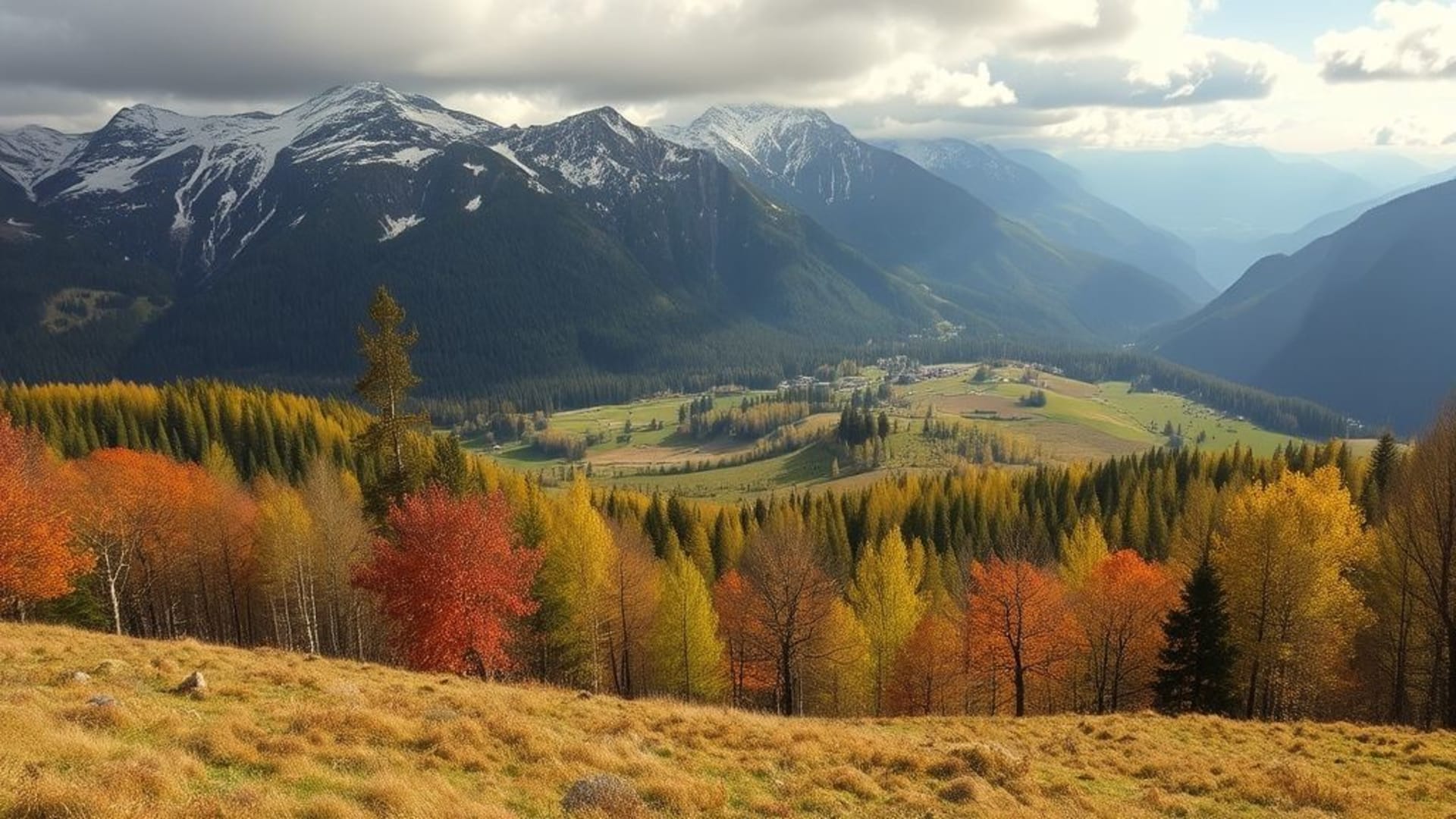aurores boréales montagnes enneigées paysages apaisants