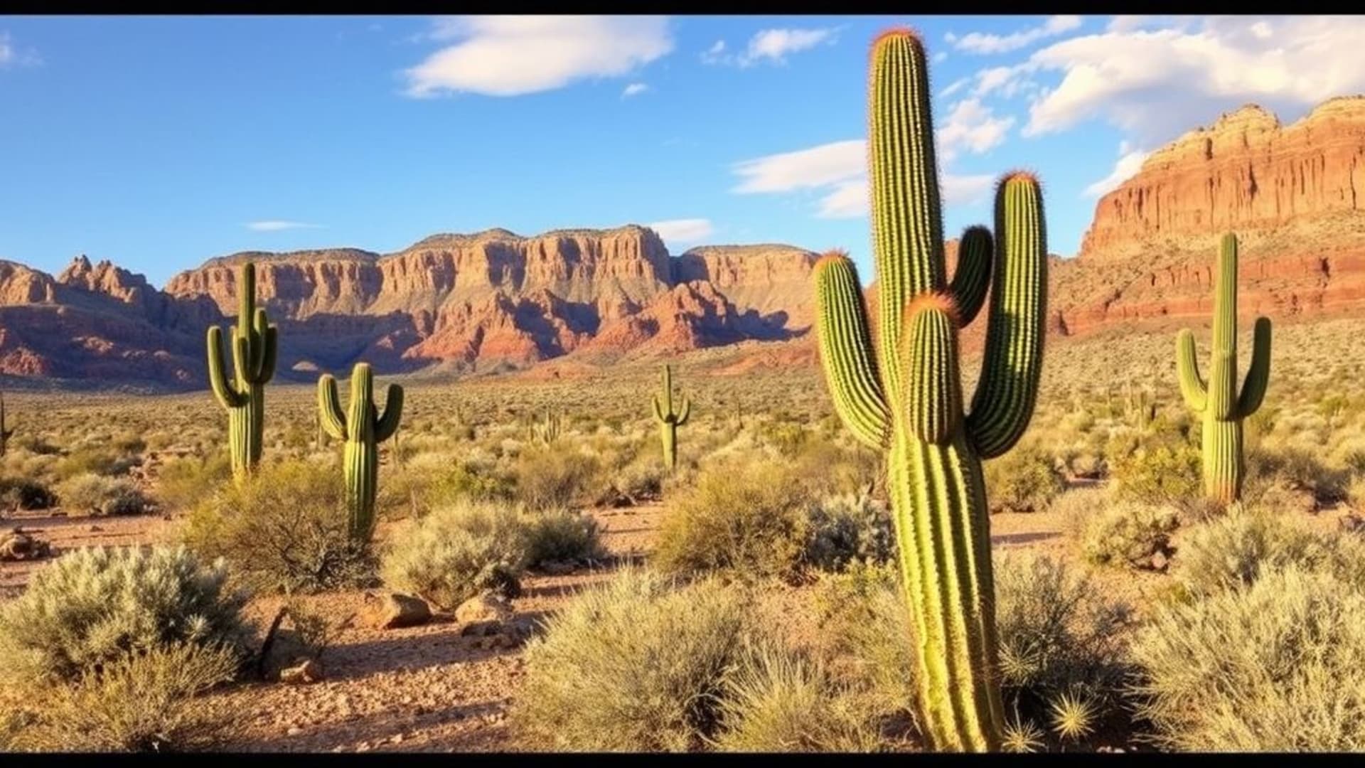 clichés de déserts arides avec cactus isolés