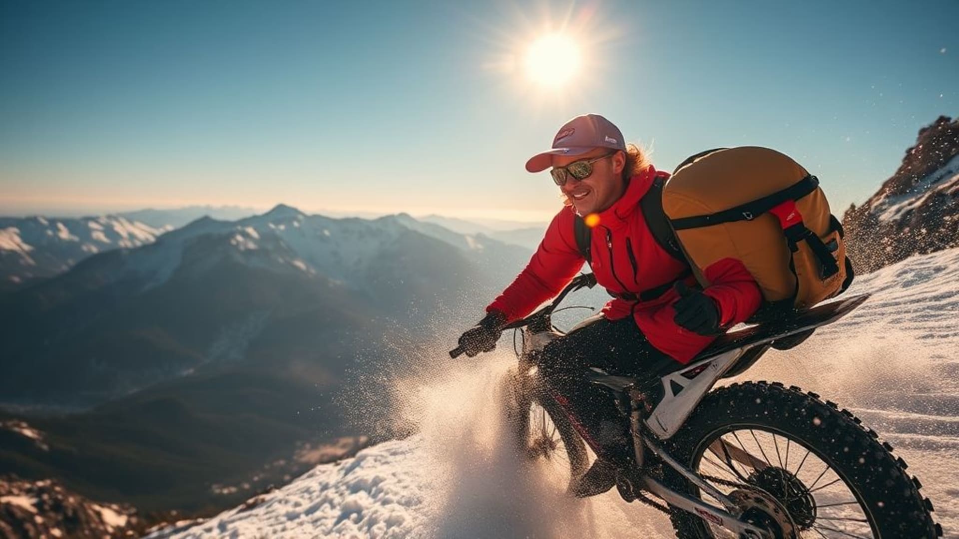 scènes de sports extrêmes en action
