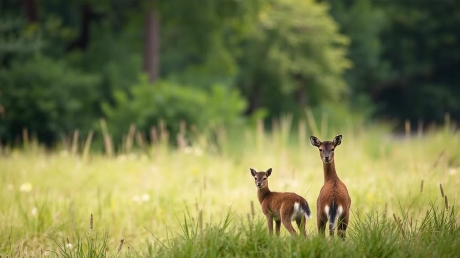 animaux sauvages en liberté dans leur habitat naturel