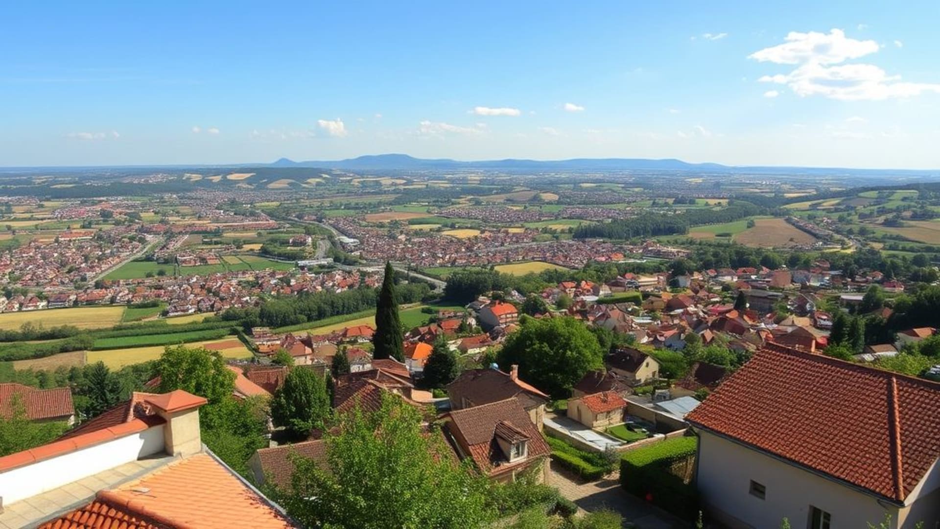 paysages de rizières en terrasses sous un ciel clair