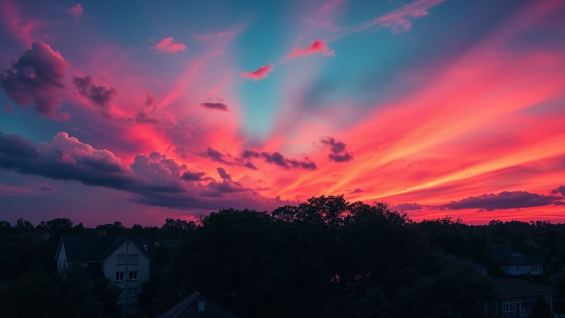 ciel d’aurore boréale vibrant en couleurs vertes et violettes
