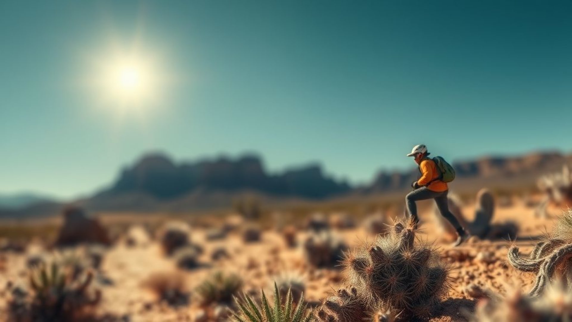 photos macro de détails de fleurs ou insectes, paysages désertiques avec roches et cactus au lever du soleil, scènes de sports extrêmes en action, art digital de créatures mythiques ou robots futuristes