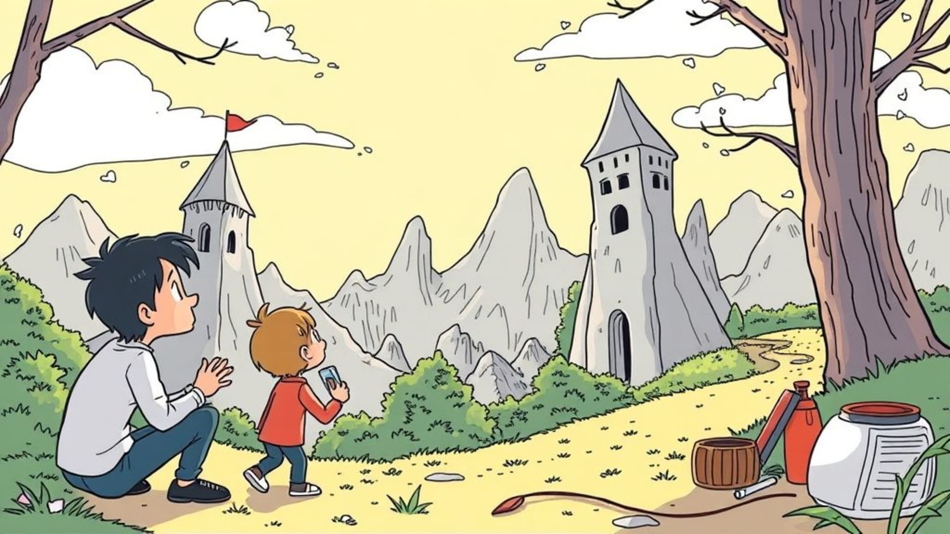 dessins de cartoons ou manga pour un visuel ludique