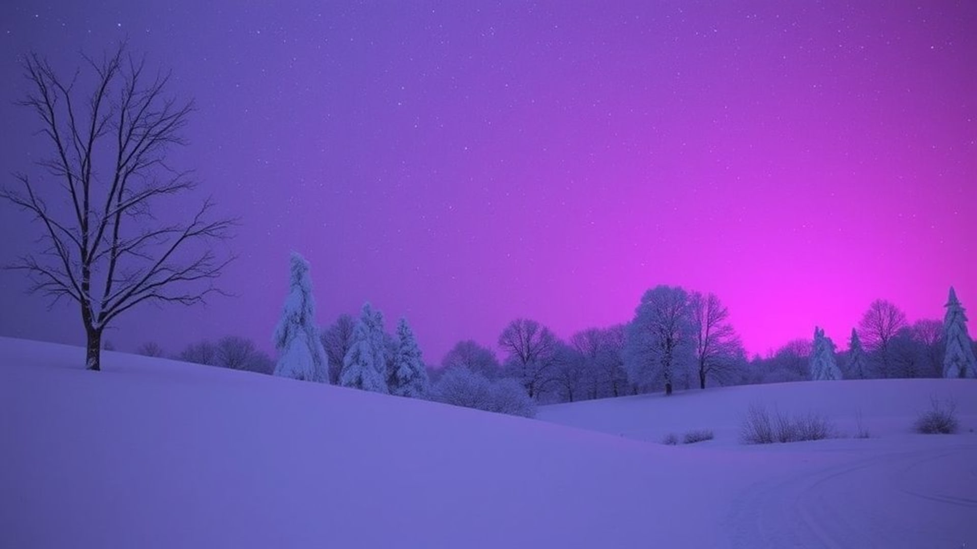 Ciels de tempête de neige avec éclairs lumineux et vents violents