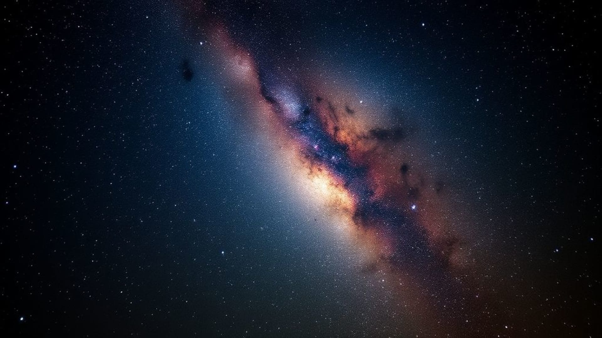 superpositions de galaxies et étoiles filantes dans un ciel nocturne