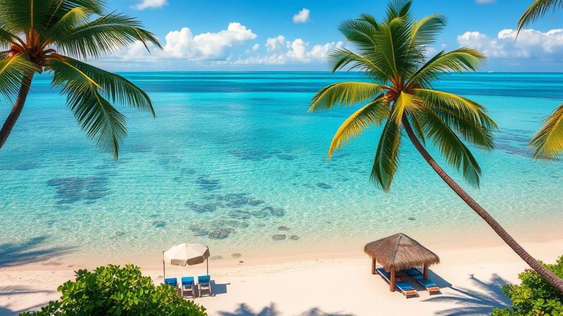 plages tropicales avec sable blanc et eaux turquoise