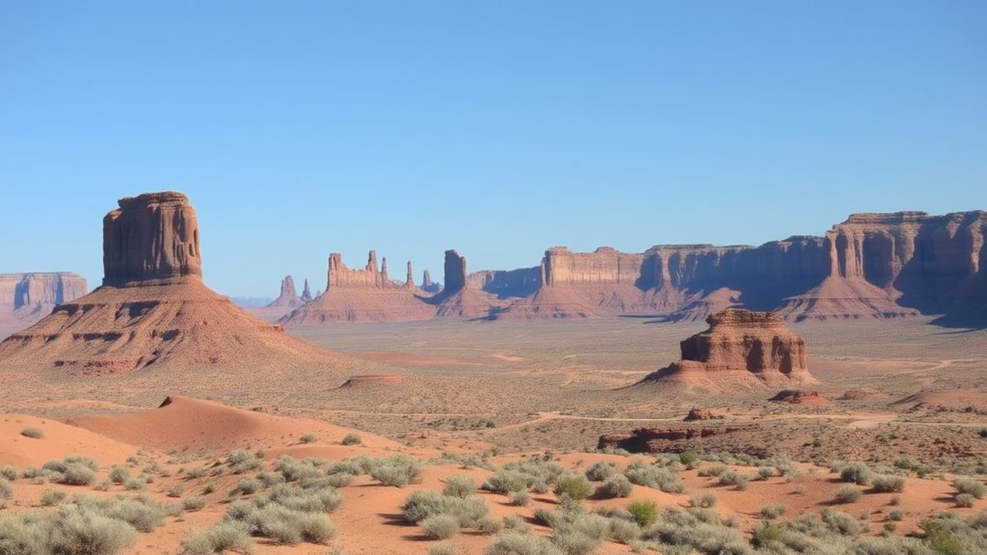 paysages désertiques avec formations rocheuses