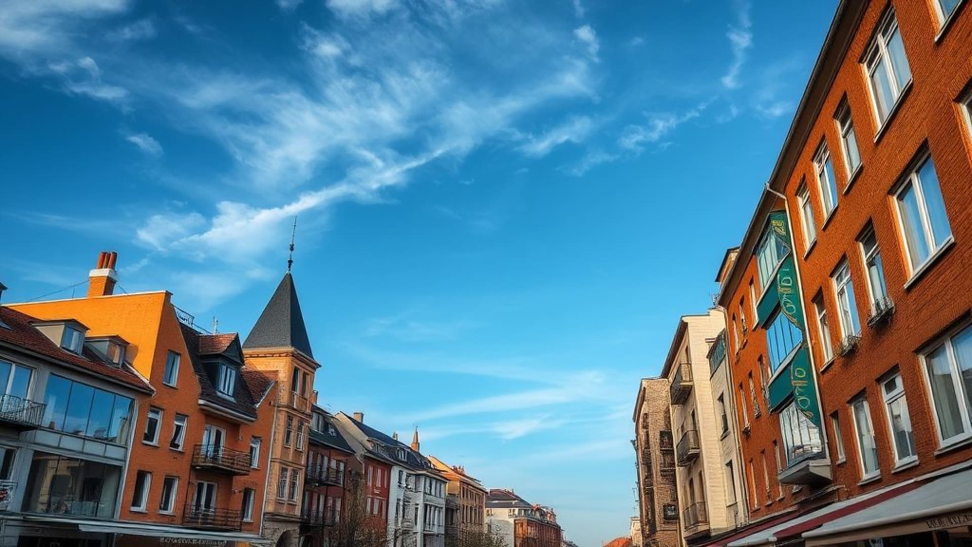 villes modernes avec gratte-ciels impressionnants